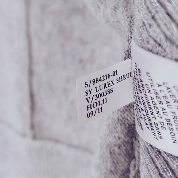 Vintage Y2K Banana Republic Italian Cashmere/Wool Open Cropped Curved Shrug - Picture 3 of 8